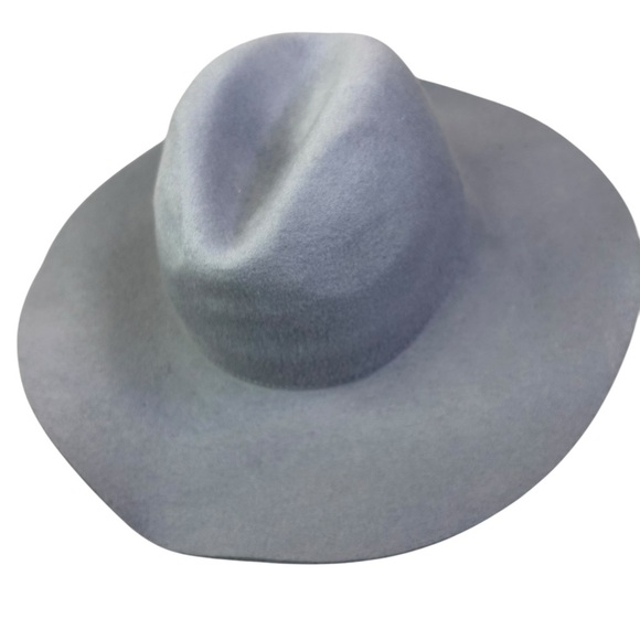 Free People X Exclusive chance Matador gray smoke wool felt hat adjustable - Picture 6 of 7